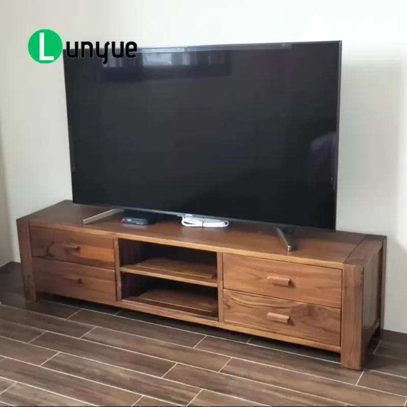 Sustainable Living Design - Meuble TV en teck de style