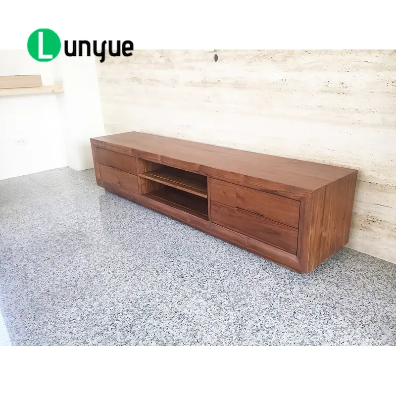 Meuble TV moderne en teck, 4 t - Sustainable Living Design avis et prix